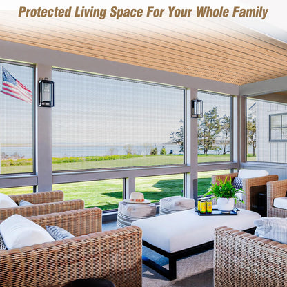 304 Stainless Steel Window Screen (48"x50' / Ultra HD)