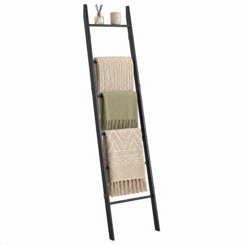 6 Tier Blanket Ladder with Shelf