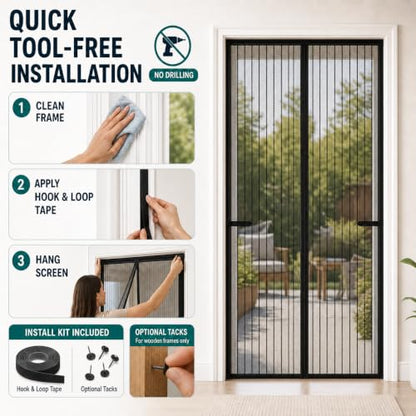 Magnetic Screen Door