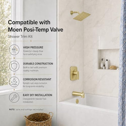 Compatible with Moen Posi