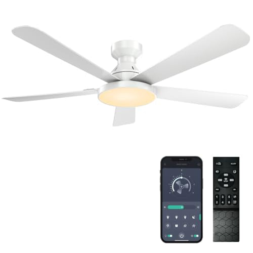 Ceiling Fans with Lights (White / 52 inch)