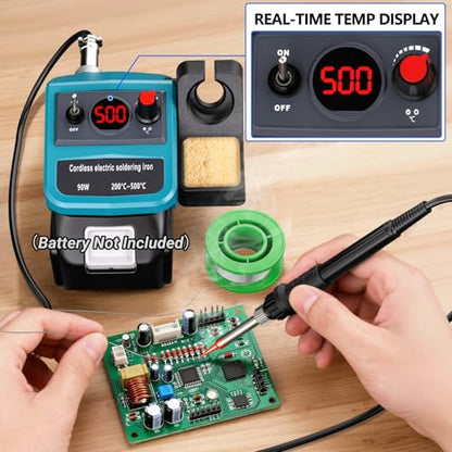 Cordless Soldering Iron for Power Tool Battery