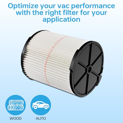 38754 Filter for Craftsman CMXZVBE38754 General Purpose Wet Dry Vac (38754-2P)