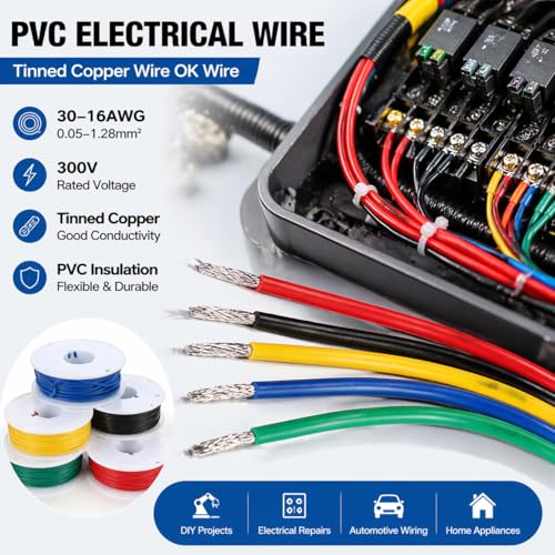 30 AWG Stranded Hook Up Wire Kit