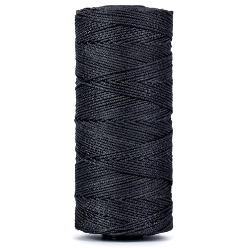 Braided Black Nylon String
