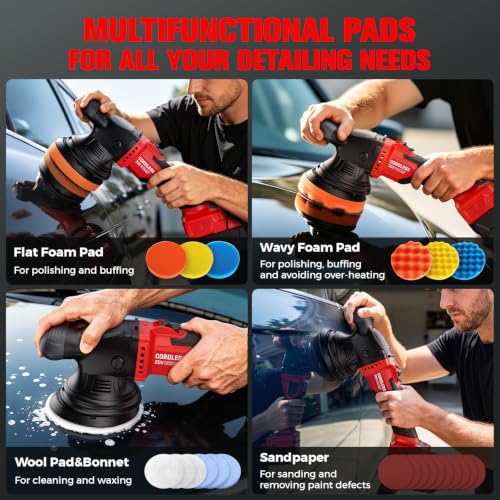 20V Cordless Buffer Polisher w