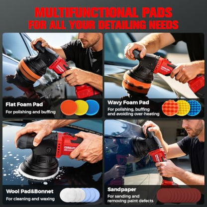 20V Cordless Buffer Polisher w