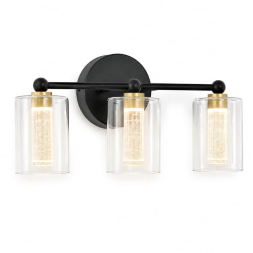 Brushed Nickel Vanity Light with 3 Color Modes