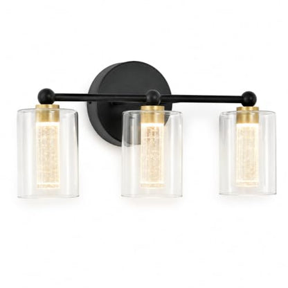 Brushed Nickel Vanity Light with 3 Color Modes