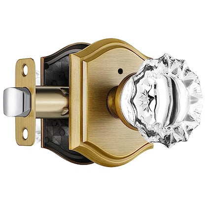 Crystal Glass Door Knobs for Interior Doors
