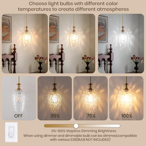 Glass Pendant Lights Kitchen Island