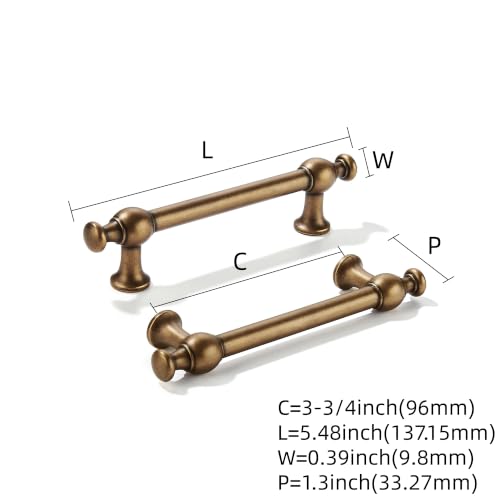 Antique Brass Cabinet Pulls