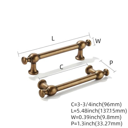 Antique Brass Cabinet Pulls
