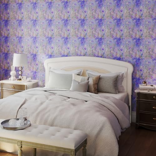 Floral Peel and Stick Wallpaper Vintage Contact Paper Removable Vinyl Wall Covering for Bedroom Bathroom Kitchen Cabinets