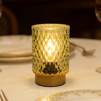 Battery Operated Lamp with Timer (Green)