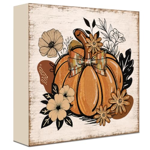 Fall Decorations for Home Wood Sign Fall Decor Shelf Decor