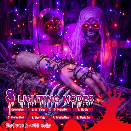 Orange Purple Halloween Lights