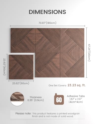 6 Pack Felt Bulletin Board (Walnut Diamond Chevron-1 / Fine-stripe 6-pack)