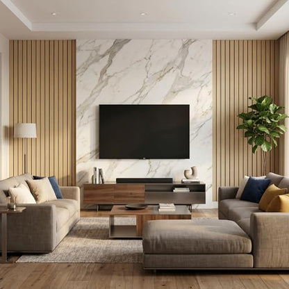 Faux Wood Peel and Stick Wall Paneling Roll