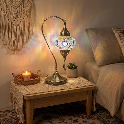 Turkish Moroccan Mosaic Table Lamp