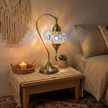 Turkish Moroccan Mosaic Table Lamp