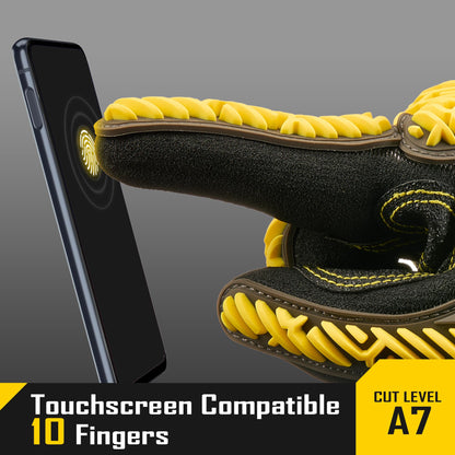 A7 Cut Resistant Work Gloves with TPR (Medium)