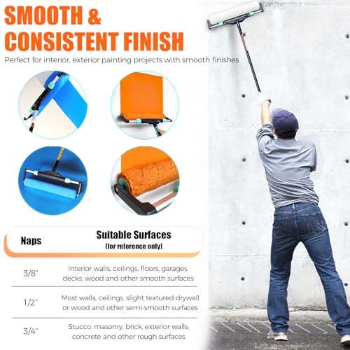 18 Inch Microfiber Paint Roller Covers