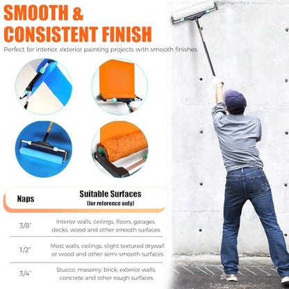 18 Inch Microfiber Paint Roller Covers