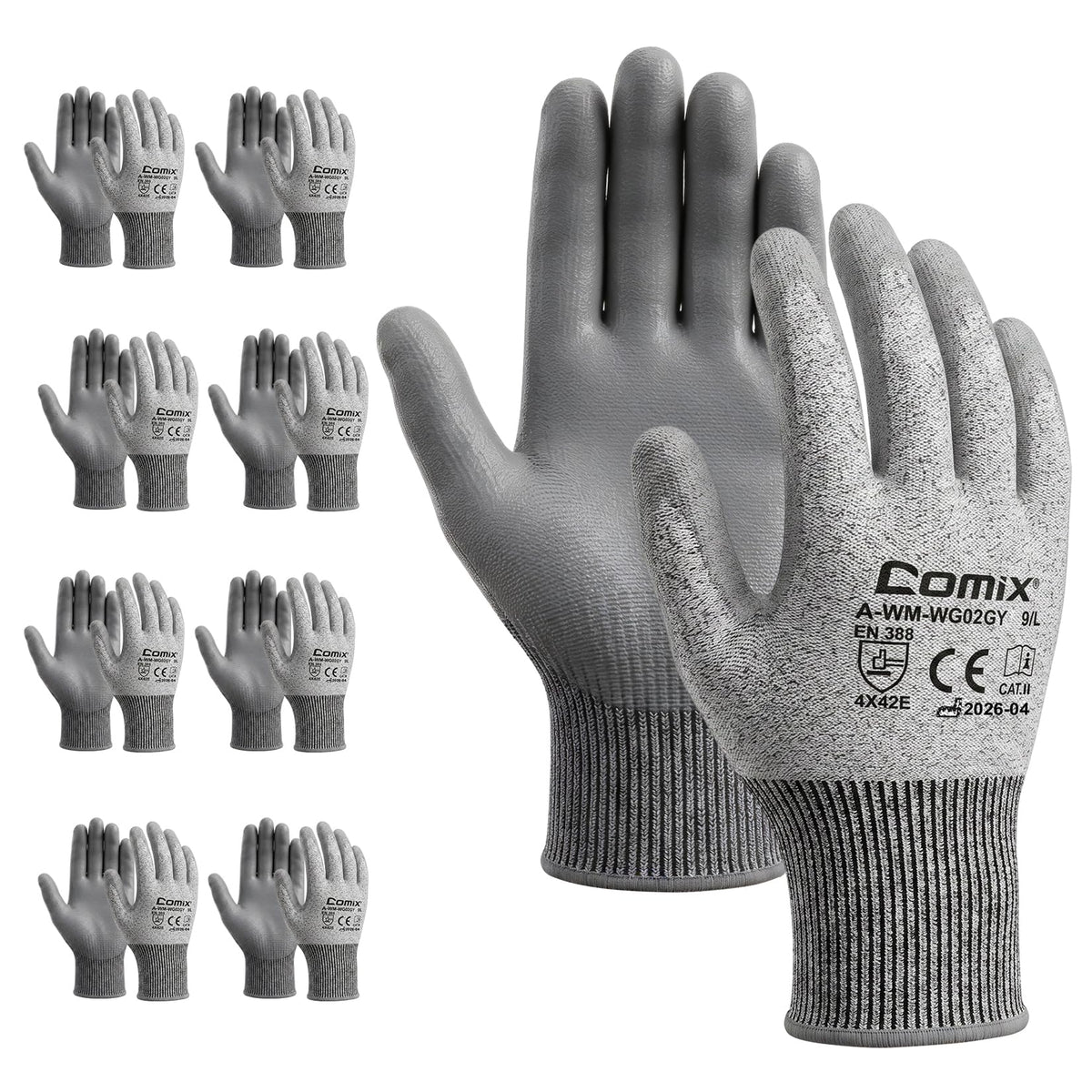 A7 Cut Resistant Work Gloves (Large)