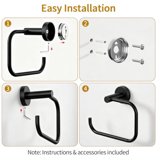 Hand Towel Holder Ring for Bathroom