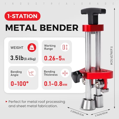 Upgraded Sheet Metal Roller Bender