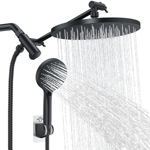 Rain Shower Head with 3 Modes Handheld Showerheads