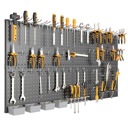 Garage Tools Organizer Boards Kit with Hooks