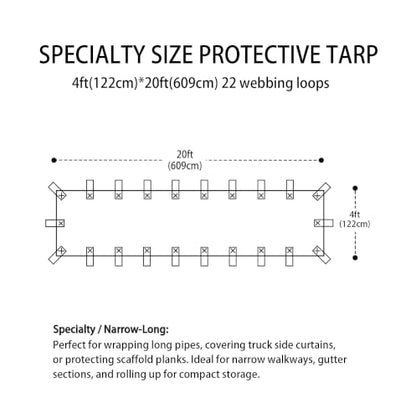 Black Tarps Heavy Duty Waterproof