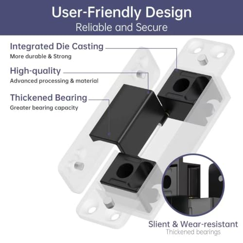 4.5 Inch Interior Hidden Door Hinge 110 Degree Self