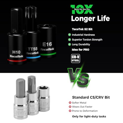 3 8" Drive Impact Torx Bit Socket Set