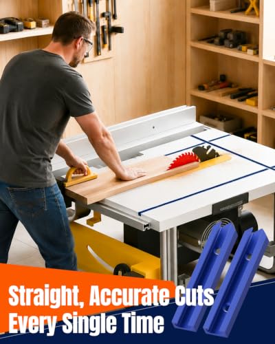 2 Pack Aluminum T Track for Woodworking Jigs and Fixture