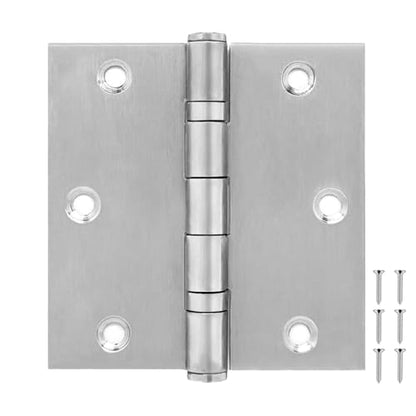 6 Pack 3.5 Inch Heavy Duty Stainless Steel Door Hinges