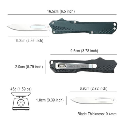 Retractable Scalpel Pocket Knife Mini Folding Utility Knife