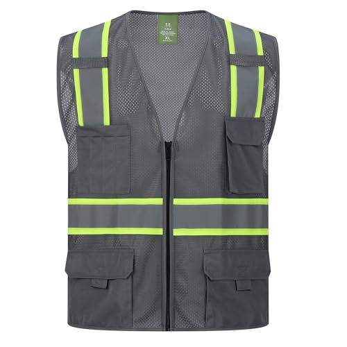 Hi Vis Reflective Safety Vests for Men Women
