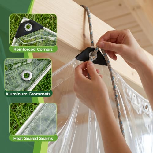 Clear Tarps Heavy Duty Waterproof