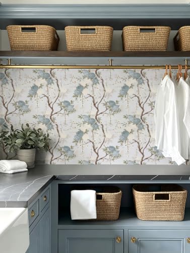 Vintage Floral Peel and Stick Wallpaper