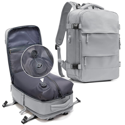 Vacuum Backpack Travel with Pump (A1-grey / 25 liters)