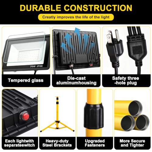 3x70W LED Work Light