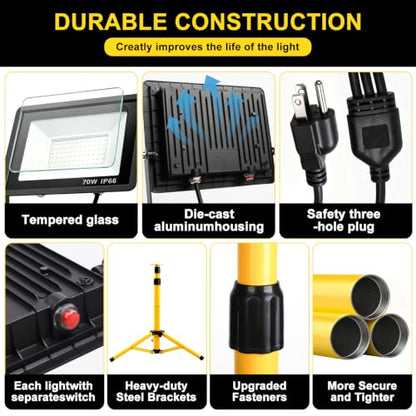 3x70W LED Work Light
