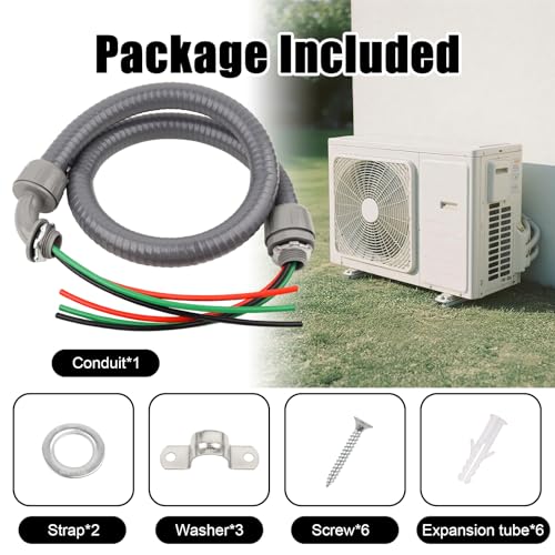 1/2-Inch Nonmetallic Liquid Tight Electrical Conduit Assembly Kit