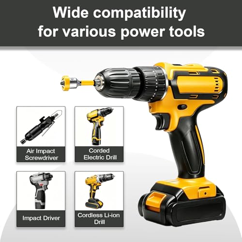 PH2 Magnetic Positioning Screwdriver Bits (Yellow)