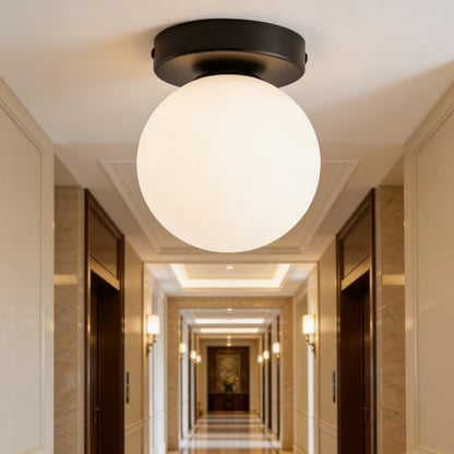 Modern Round Ceiling and Wall Fixture for Hallway Entryway Bedroom Bedside Living Room
