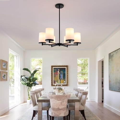 Modern 6 Light Chandelier