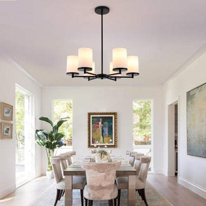 Modern 6 Light Chandelier